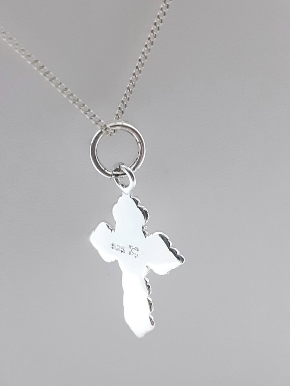NEW 925 silver cross pendant - Picture 3 of 10